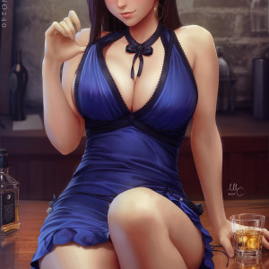 Tifa at Don Corneo's