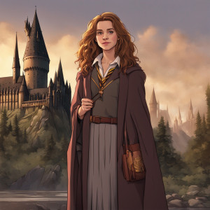 Hermione become exhibitionist.
